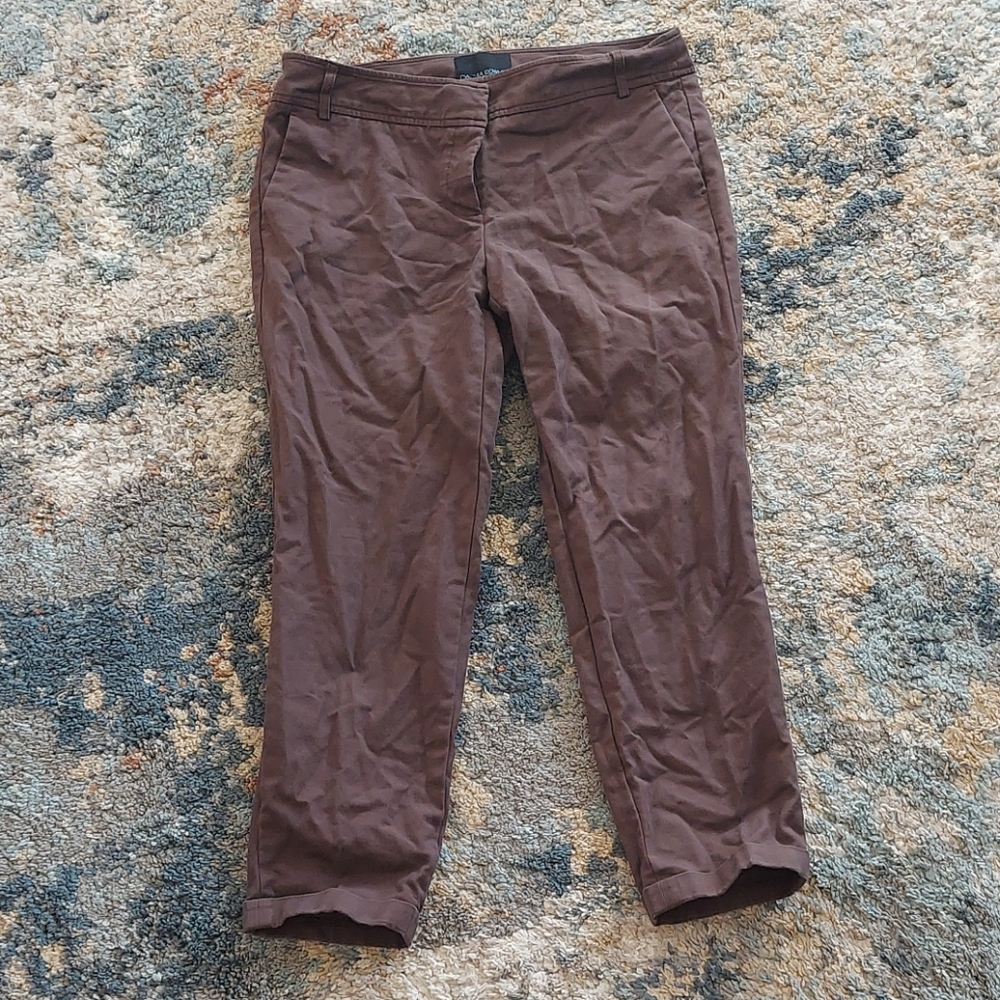 Cynthia Rowley brown capris